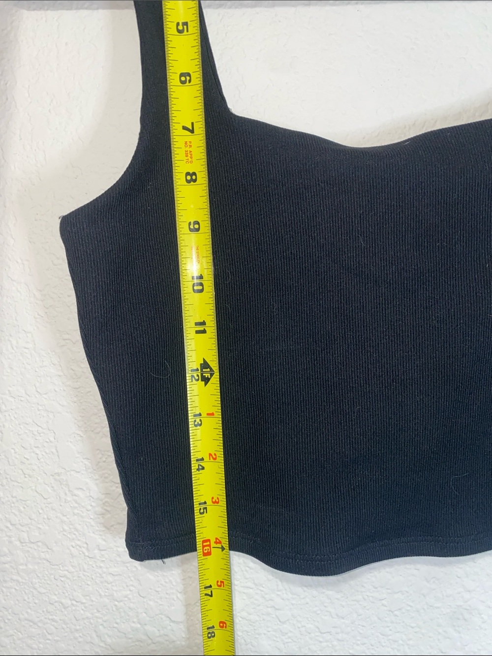 ✨NWT The Workshop Black Ribbed Cropped Tank Top! - Picture 4 of 6